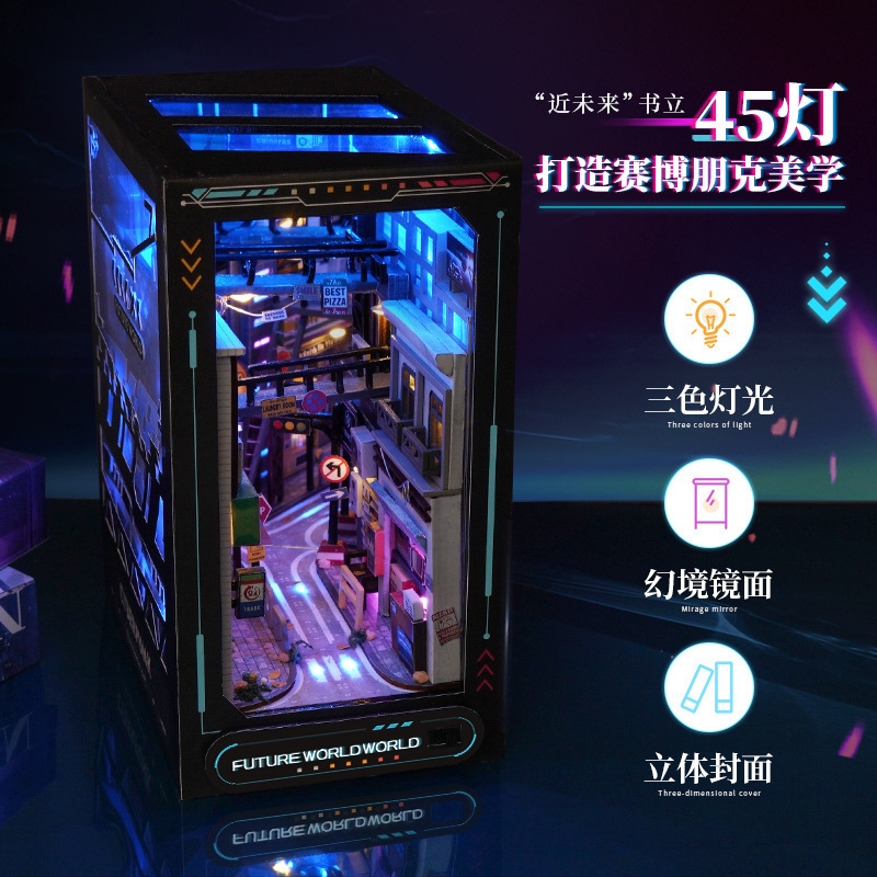 DIYミニチュアドールハウス サイバーパンク 3Dブックヌッ - Esports Gaming Trophy のレビューと価格