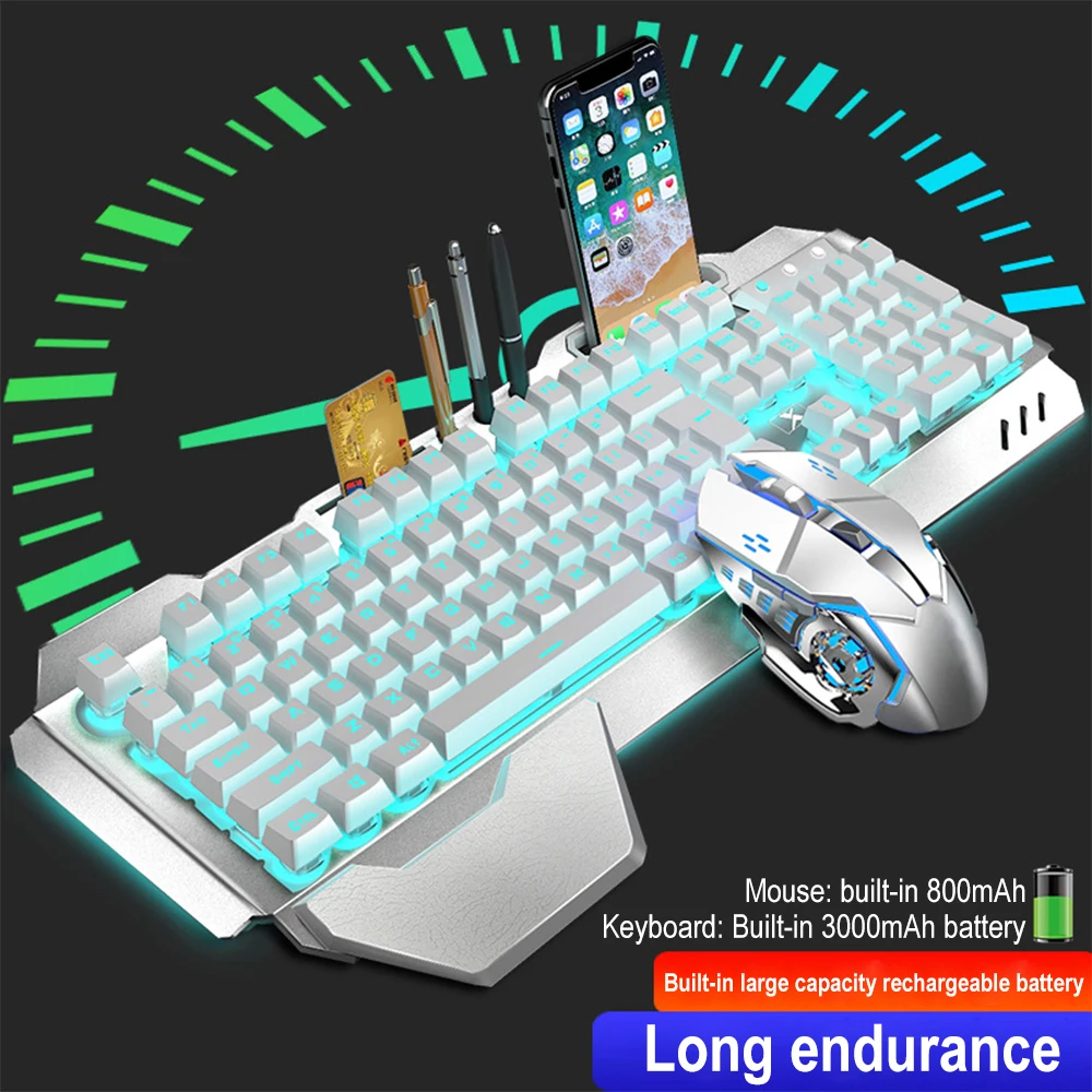 K680充電式ワイヤレスキーボードとマウス,2.4g,ゲーム - Esports Gaming Keyboard And Mouse のレビューと価格