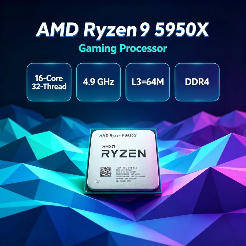 AMD Ryzen 9 5950X ゲーミングCPU（クーラ - Amd Cpu Ryzen 9 のレビューと価格