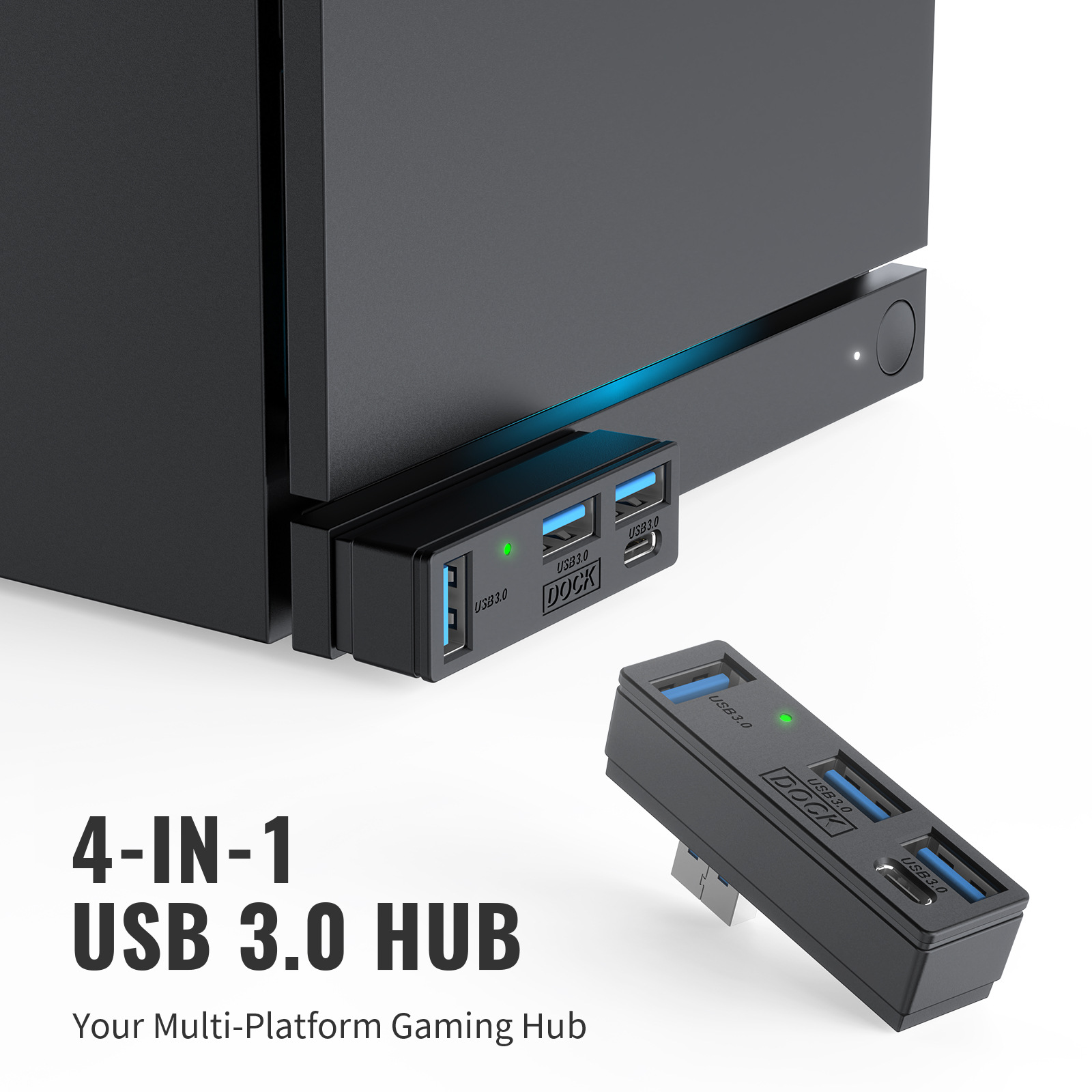 4ポートUSB 3.0ミニハブスプリッター拡張ドック、Ste - Esports Gaming Splitter のレビューと価格