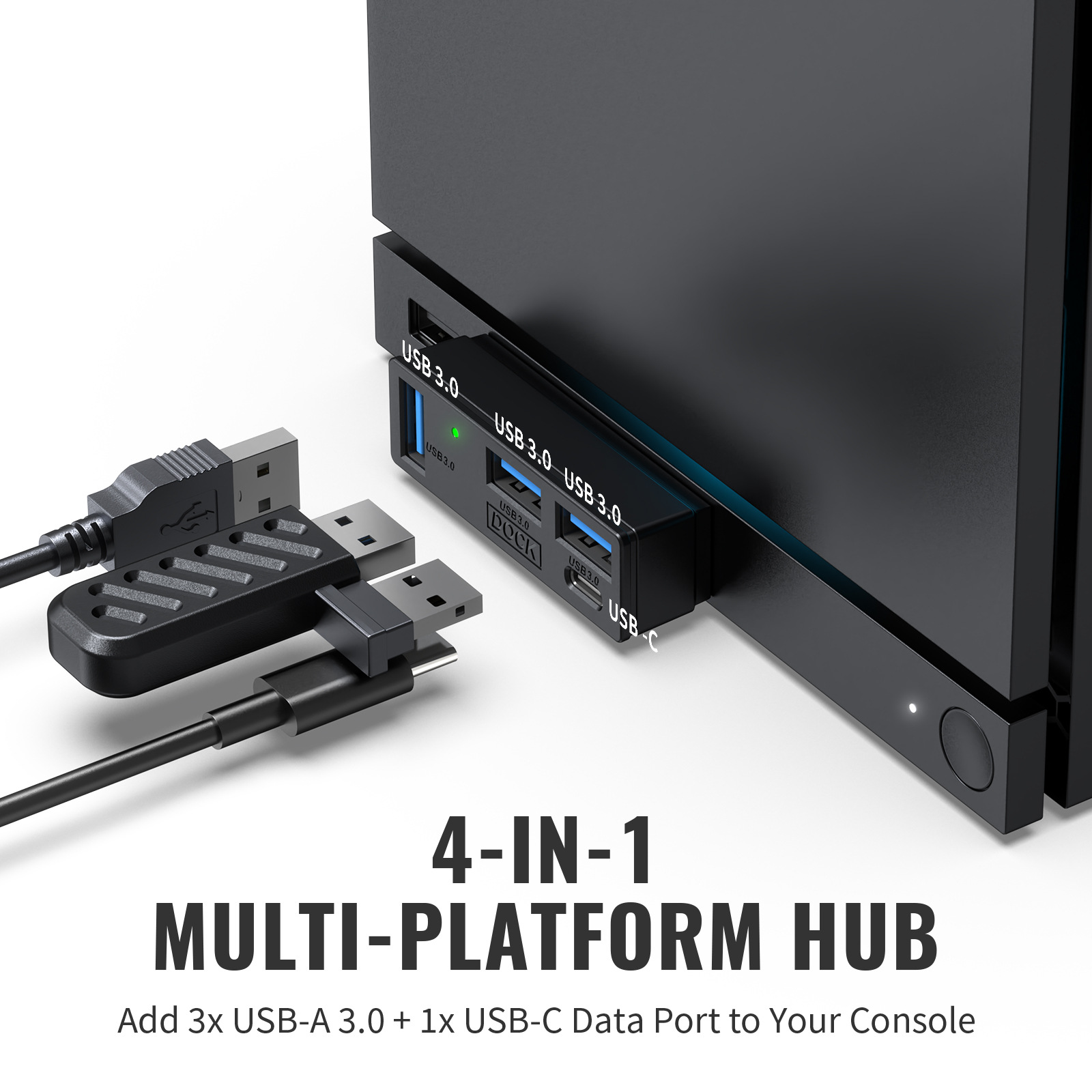 4ポートUSB 3.0ミニハブスプリッター拡張ドック、Ste - Esports Gaming Splitter のレビューと価格