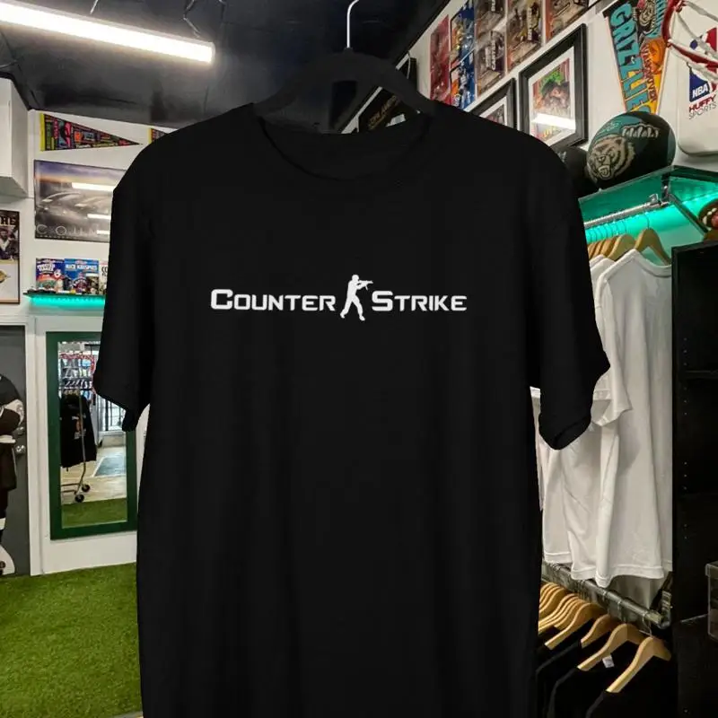 ヴィンテージ カウンター ストライク テキスト ロゴ T シ - Esports Gaming Logo のレビューと価格