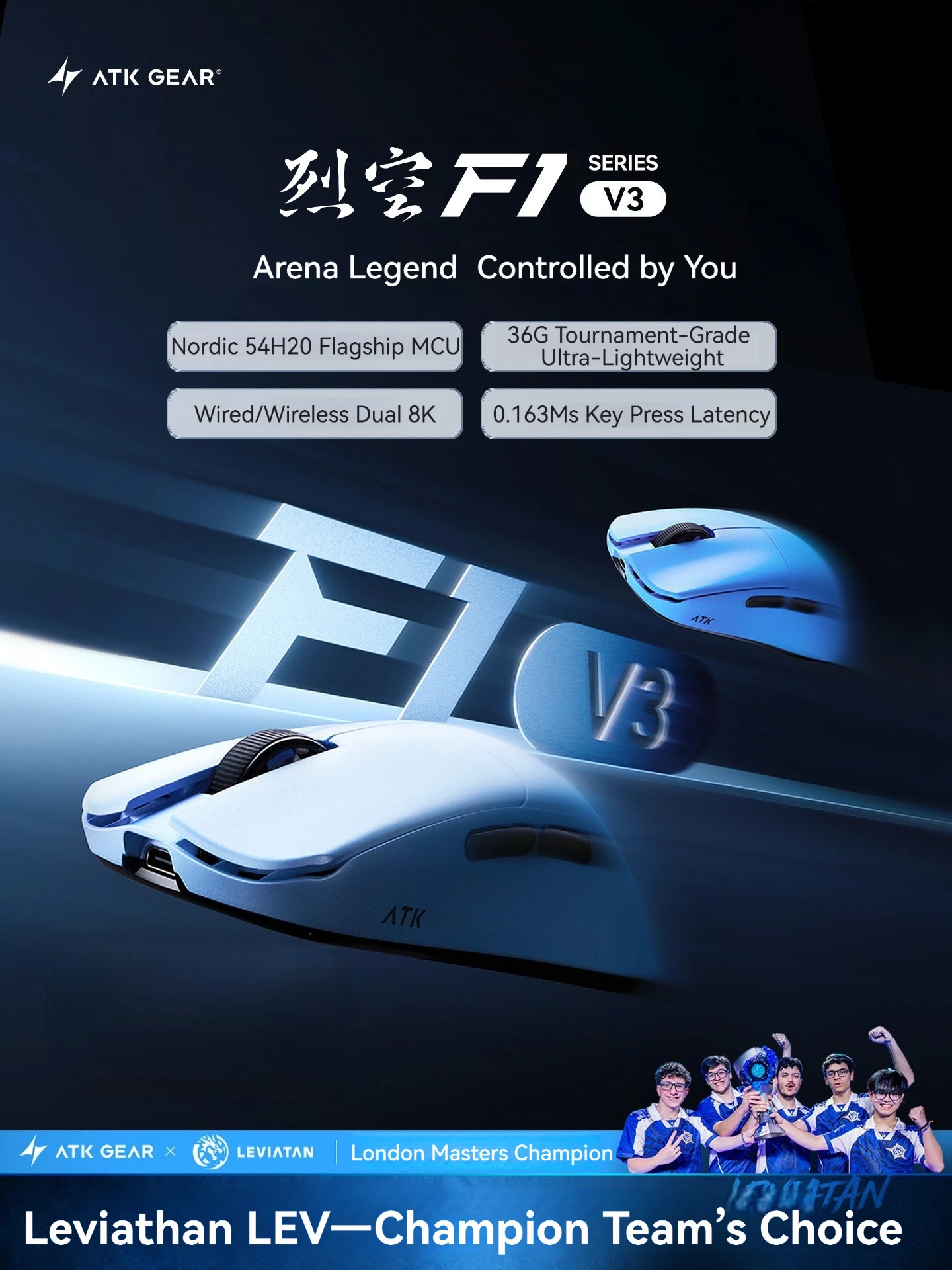 ATK F1 V3 Ultimate 8K ワイヤレスゲーミ - Ultimate Esports Gaming のレビューと価格