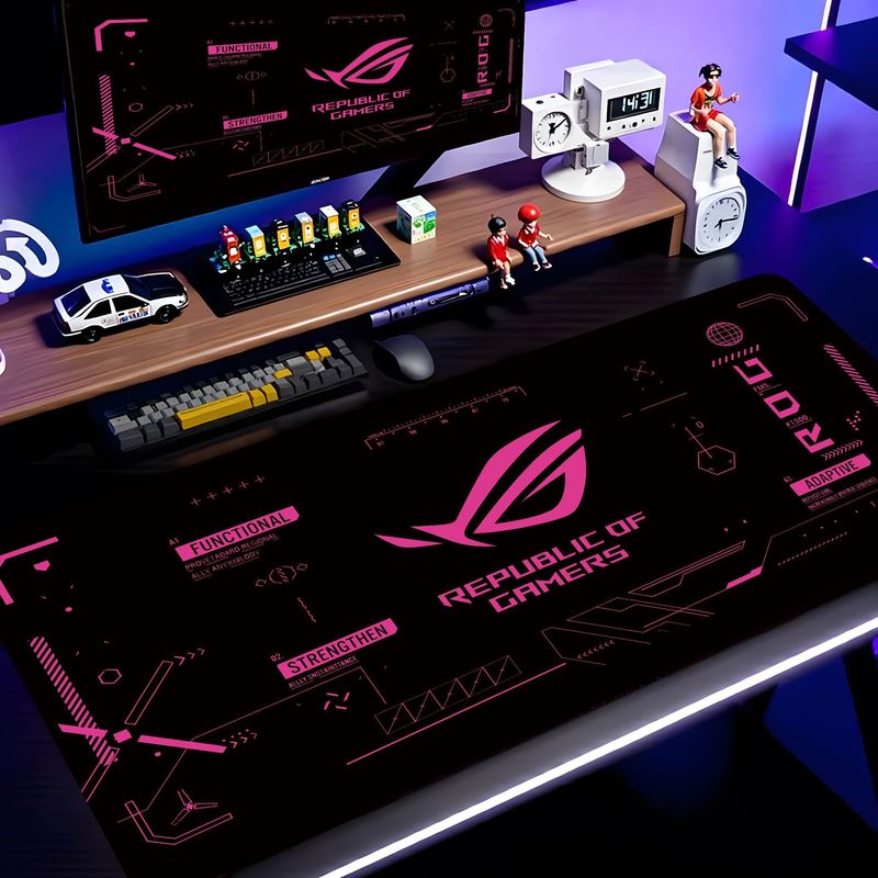VIKAMA ブラックピンク ROG Tech Circui - Esports Gaming Logo のレビューと価格