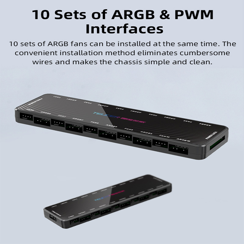 LP-10 ARGB PWMファンハブ（リモコン付き）、10 - Esports Gaming Splitter のレビューと価格